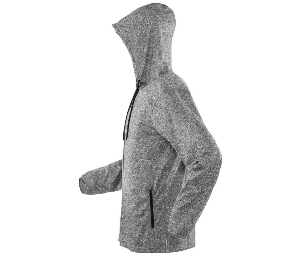 Spiro SP277M - Kapuzen-Sportshirt mit Reißverschluss für Herren