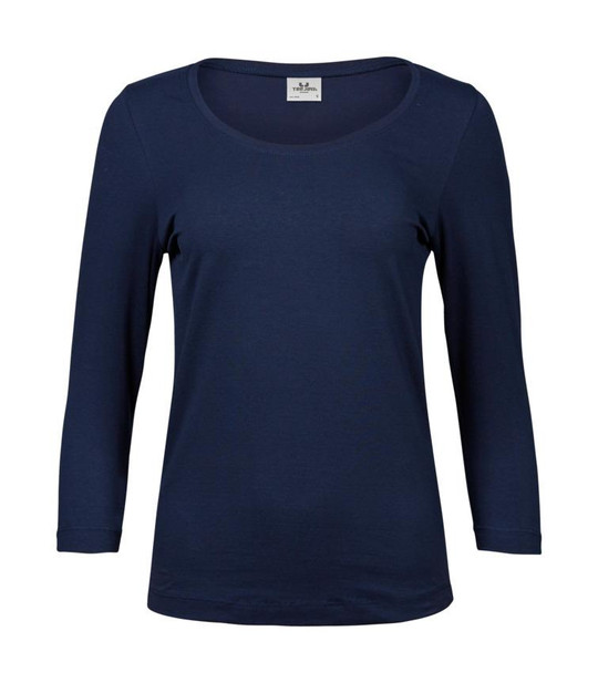 Tee Jays TJ460 - T-shirt da donna elasticizzata 3/4 maniche
