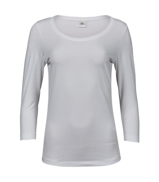 Tee Jays TJ460 - T-shirt da donna elasticizzata 3/4 maniche