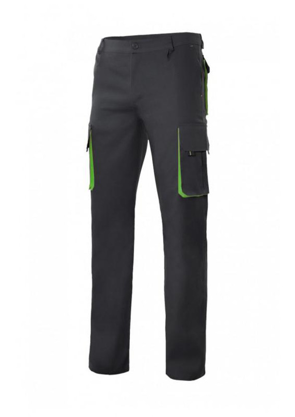 VELILLA V3004 - TWO-TONE MULTI-POCKET PANTS