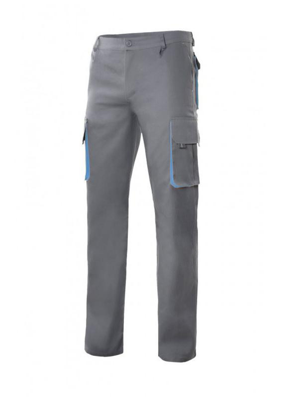VELILLA V3004 - TWO-TONE MULTI-POCKET PANTS