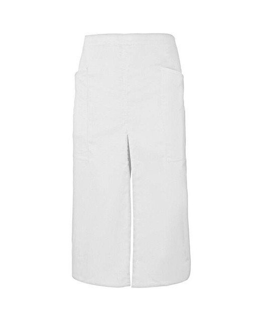 VELILLA V4209 - LONG APRON WITH OPENING AND POCKETS