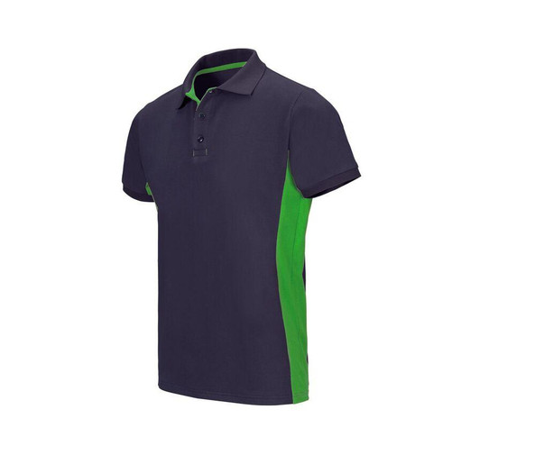 VELILLA V5504 - DWUKOLOROWA KOSZULA POLO Z KRÓTKIMI RĘKAWAMI