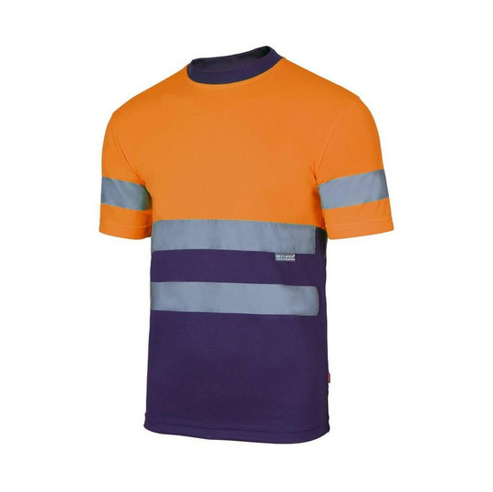VELILLA V5506 - T-SHIRT TECHNIEK TWEEKLEURIG HOGE ZICHTBAARHEID