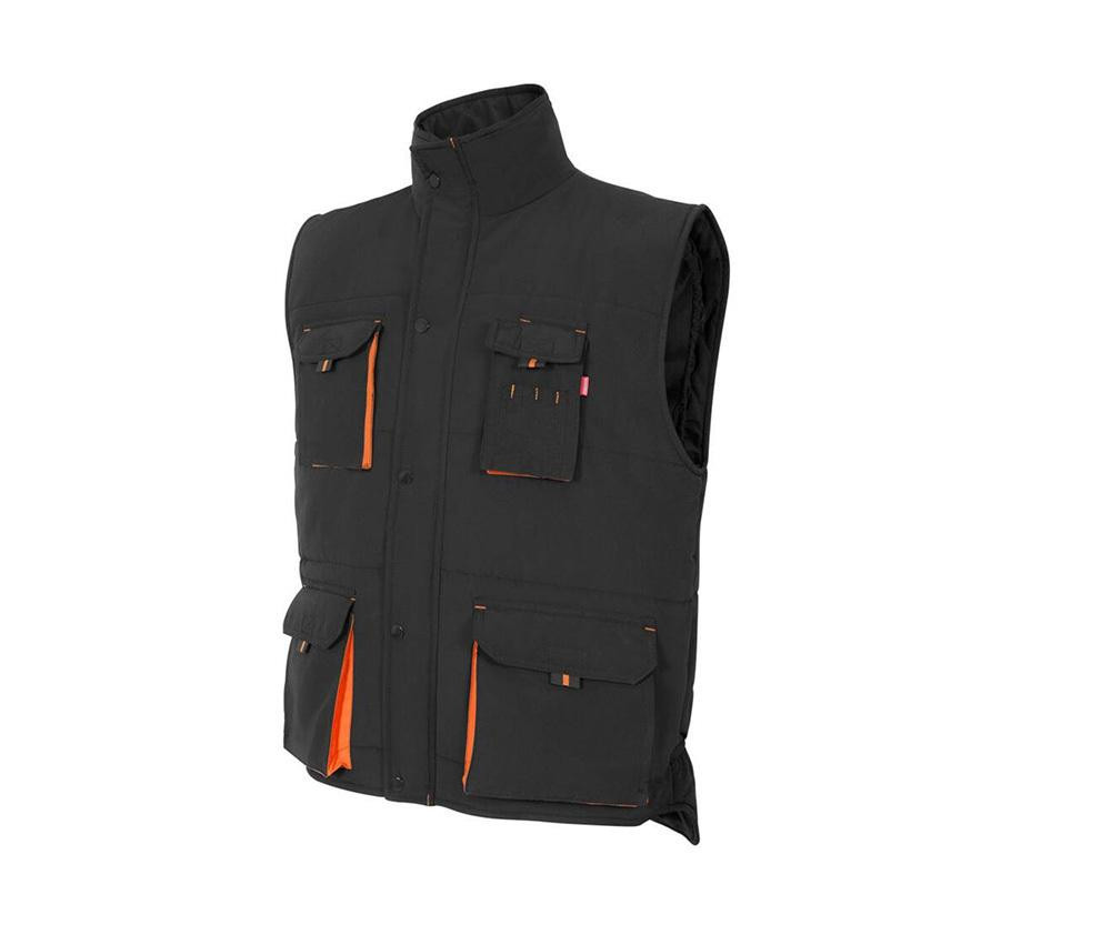 VELILLA V5902 - BICOLORE MULTI-POCKET QUILTED VEST