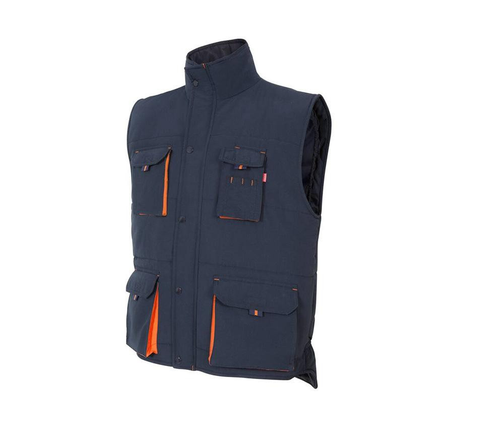 VELILLA V5902 - GESTEPPTE ZWEIFARBIGE Weste MIT VIELEN TASCHEN