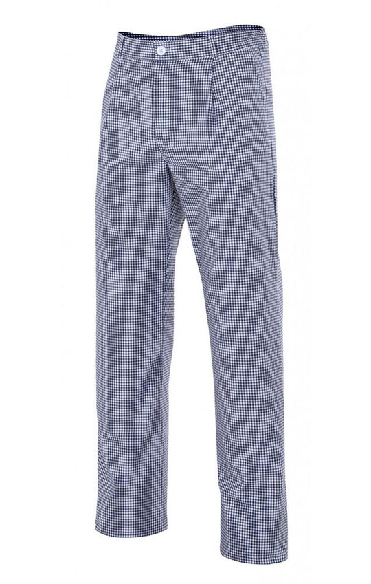 VELILLA VL351 - CHECKERED COOK'S PANTS