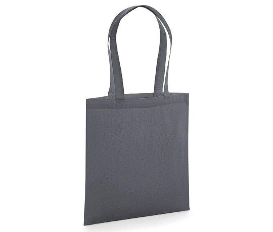 Westford mill WM261 - Bolsa 100% algodón biologico certificado por el Control Union. Apta para imprimir. Algodón premium de alta gama. Puede ser llevada a mano o en bandolera. Tejido grueso. Longitud de manijas 67cm. 38x42cm - 10 litros de capacidad.