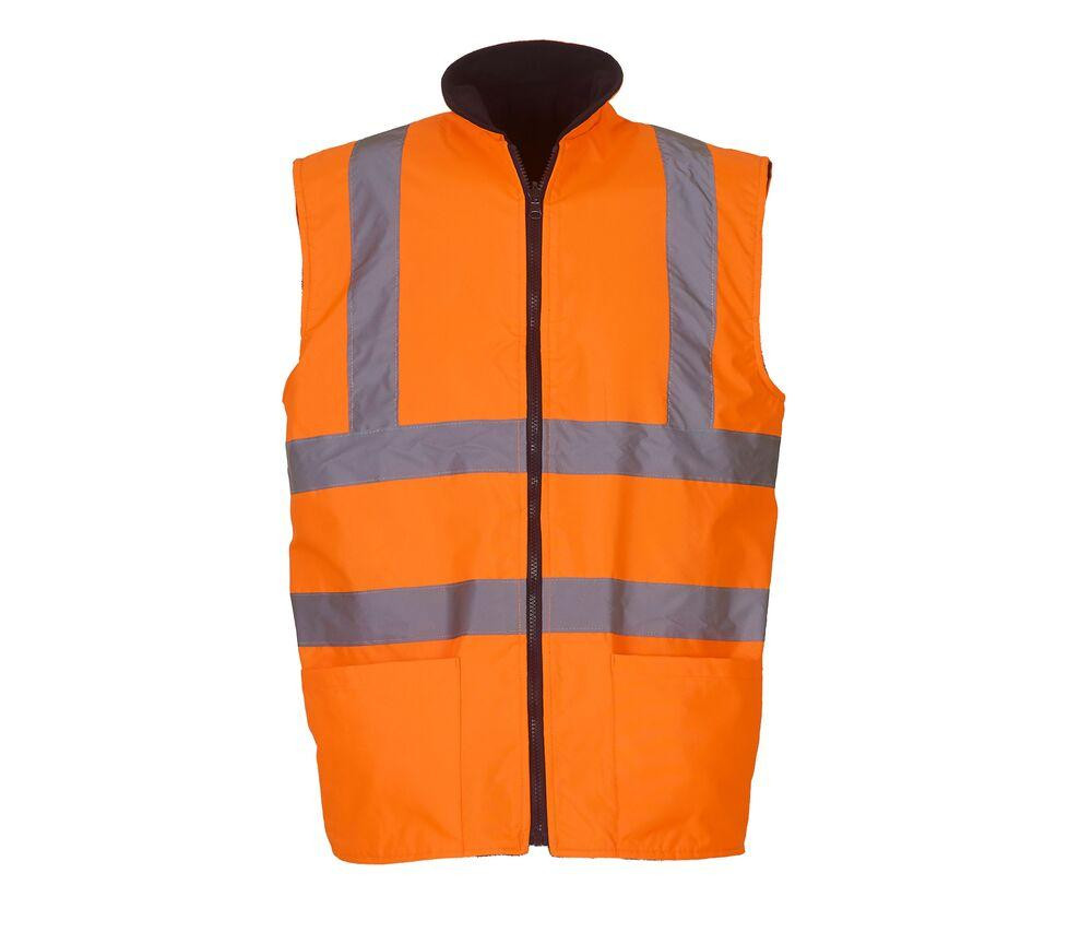 YOKO YK008F - Bodywarmer réversible haute visibilité