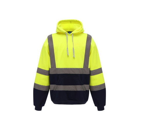 Yoko YKK05 - Reflektierendes Sweatshirt mit Reißverschluss-Kragen