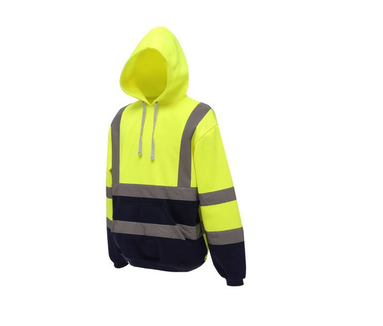 Yoko YKK05 - Reflektierendes Sweatshirt mit Reißverschluss-Kragen