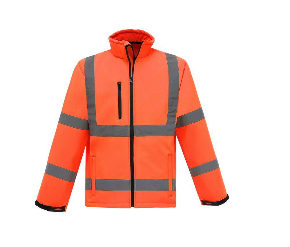 Yoko YKK09 - Huomiovärinen Softshell-takki