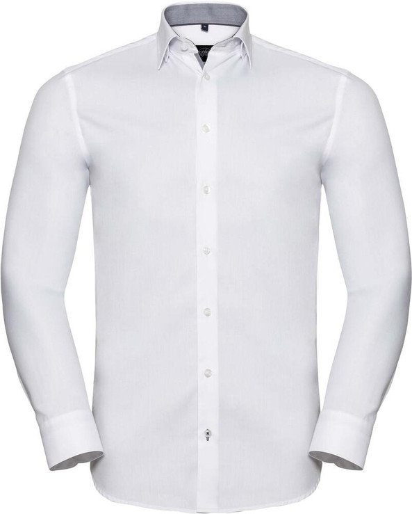 Russell RU964M - LONG-SLEEVED HERRINGBONE SHIRT