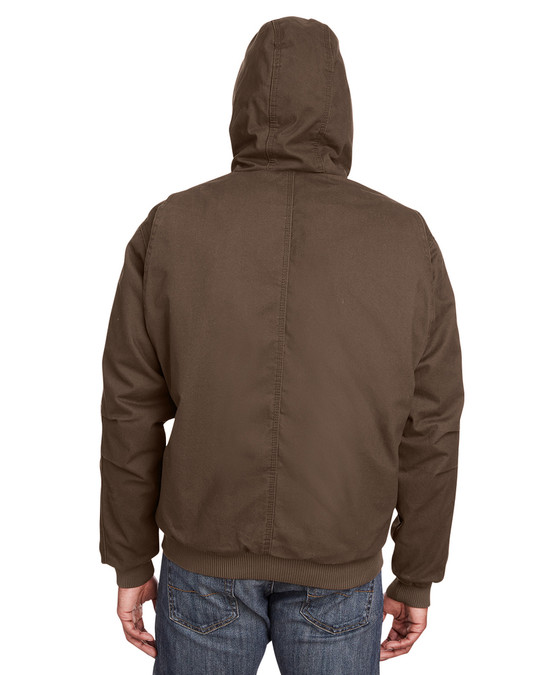 Berne HJ375 - Veste à capuche en coton Highland Washed Duck pour homme