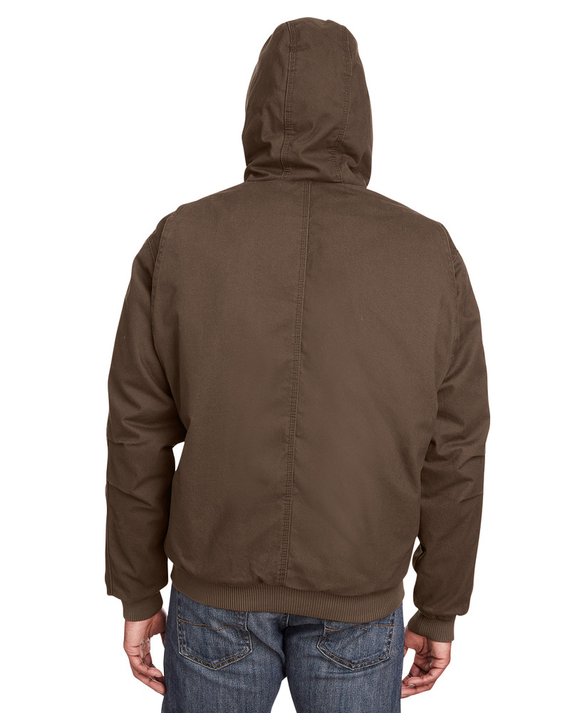 Berne HJ375 - Chaqueta con Capucha de Algodón Lavado Highland para Hombre