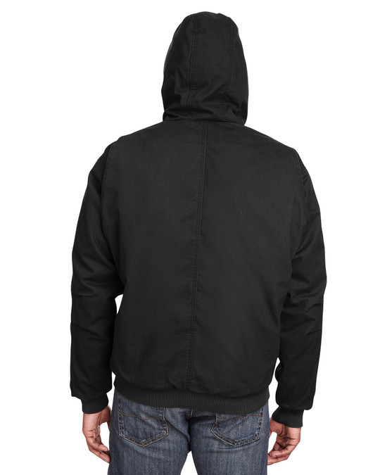 Berne HJ375 - Veste à capuche en coton Highland Washed Duck pour homme
