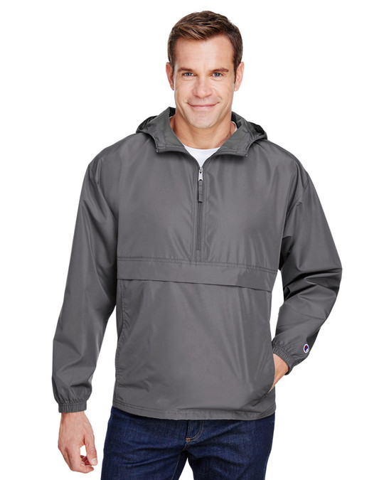 Champion CO200 - Anorak Plegable para Adultos con Cierre de 1/4