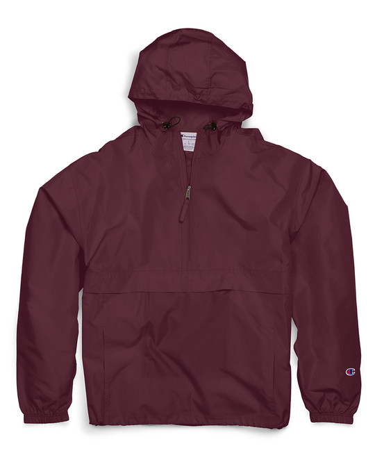 Champion CO200 - Anorak à capuche pour adulte, fermeture éclair 1/4