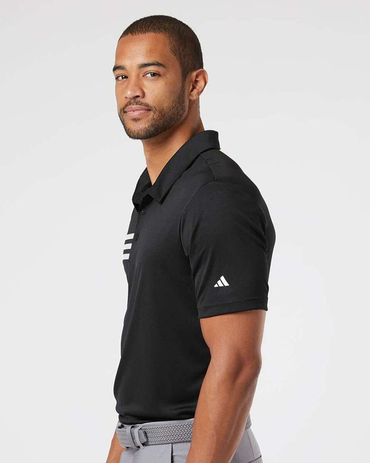 Adidas A324 - Polo à rayures 3-Stripes sur la poitrine