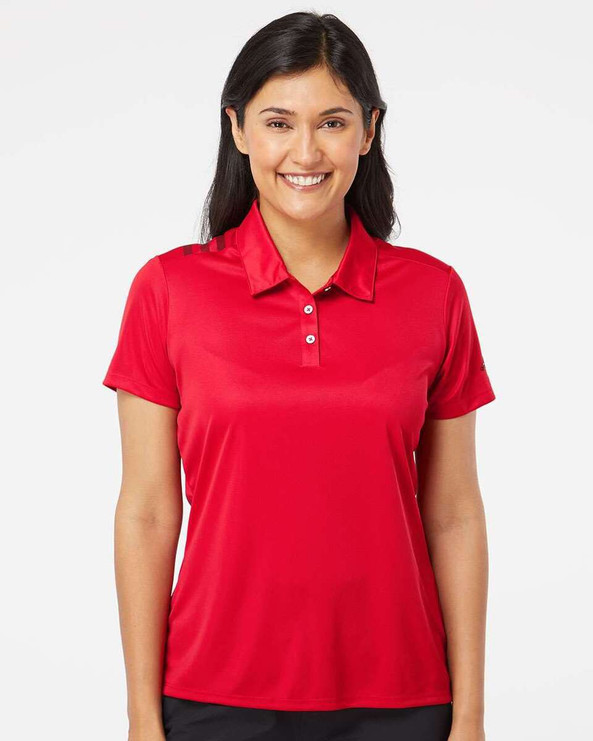 Adidas A325 - Women's 3-Stripes Shoulder Polo