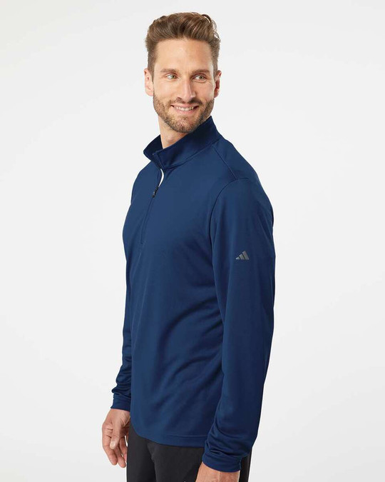 Adidas A401 - Pullover léger à quart de zip