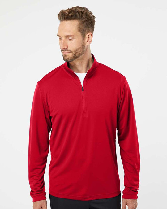 Adidas A401 - Pullover léger à quart de zip