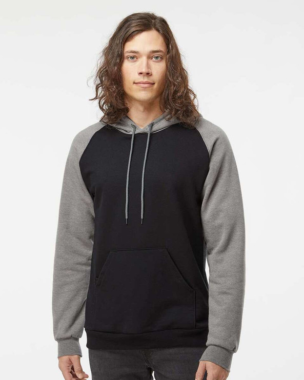 King Fashion KF4042 - Fleece Raglan Hooded Sweatshirt