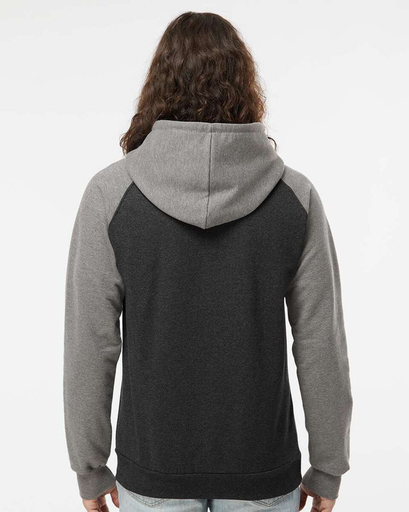 King Fashion KF4042 - Fleece Raglan Hooded Sweatshirt
