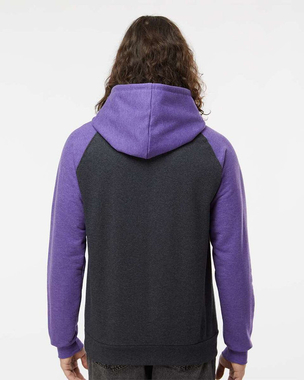 King Fashion KF4042 - Fleece Raglan Hooded Sweatshirt