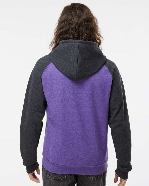King Fashion KF4042 - Fleece Raglan Hooded Sweatshirt