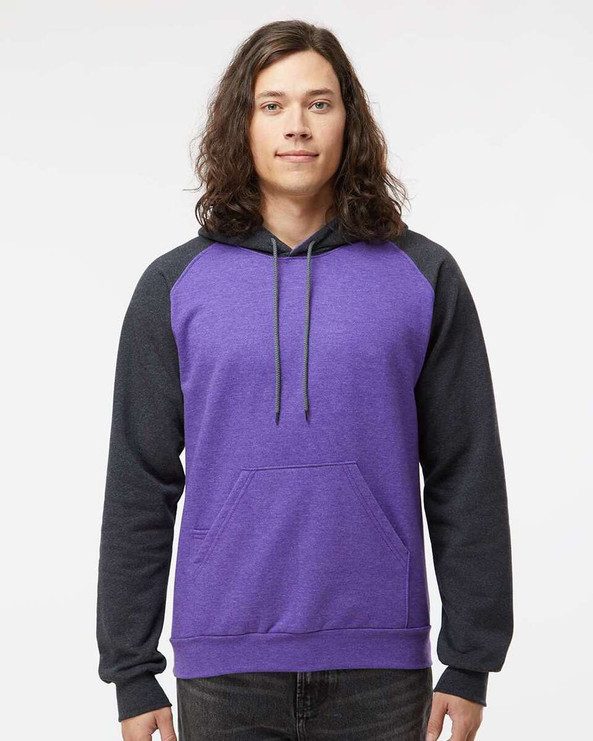 King Fashion KF4042 - Fleece Raglan Hooded Sweatshirt