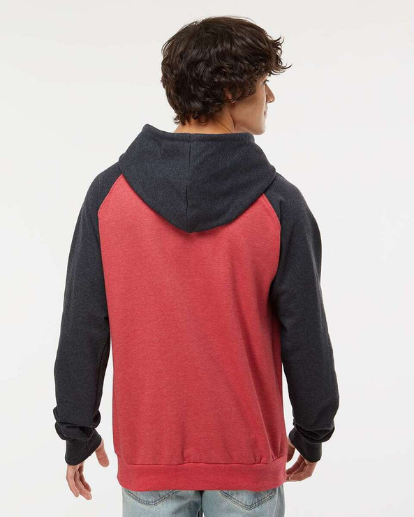 King Fashion KF4042 - Fleece Raglan Hooded Sweatshirt