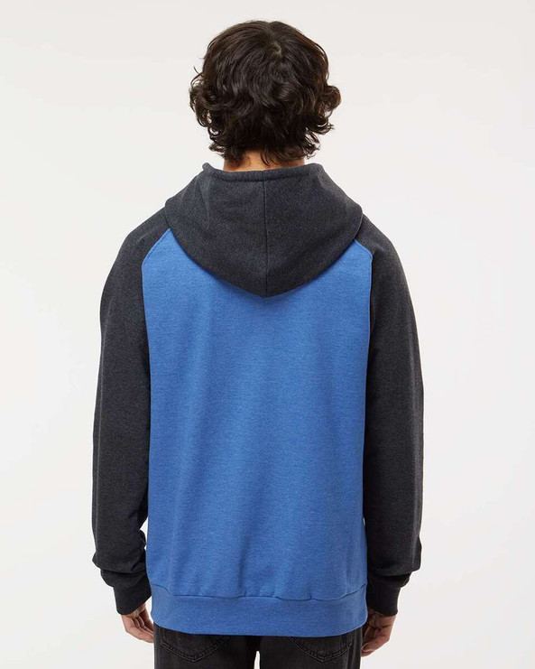 King Fashion KF4042 - Fleece Raglan Hooded Sweatshirt