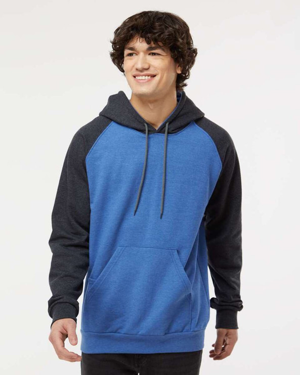 King Fashion KF4042 - Fleece Raglan Hooded Sweatshirt