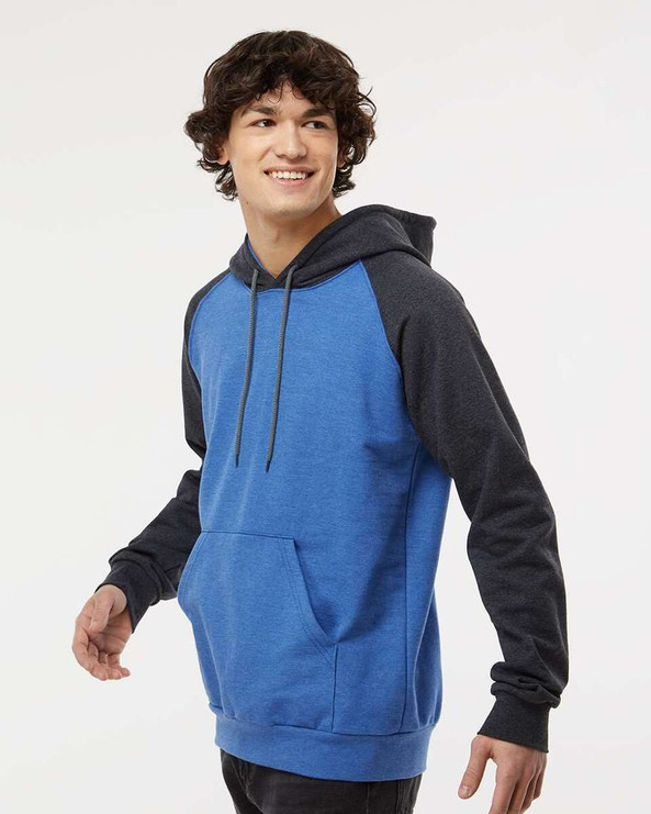 King Fashion KF4042 - Fleece Raglan Hooded Sweatshirt