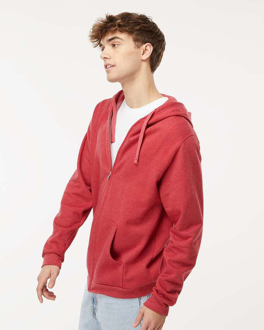 M&O 3331 - Hoodie en polaire à fermeture éclair unisexe