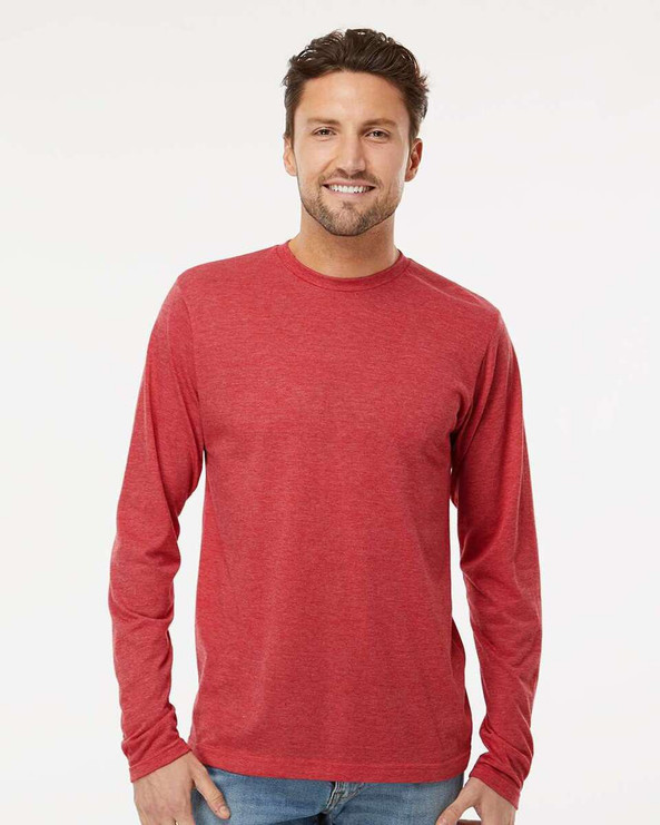 M&O 3520 - Poly-Blend Long Sleeve T-Shirt