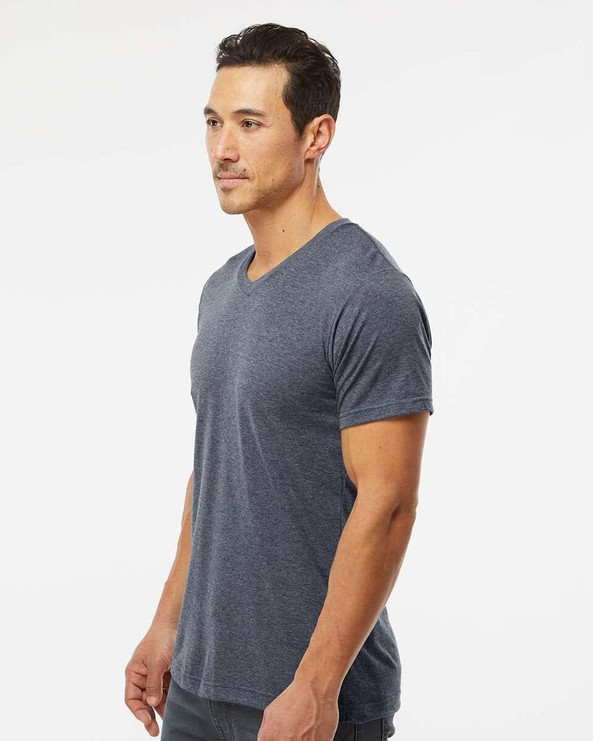 M&O 3543 - Deluxe Blend V-Neck T-Shirt