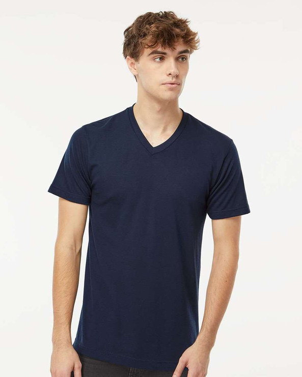 M&O 3543 - Deluxe Blend V-Neck T-Shirt