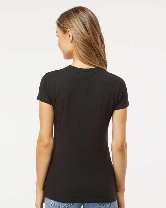 M&O 4513 - T-shirt en jersey fin pour femme