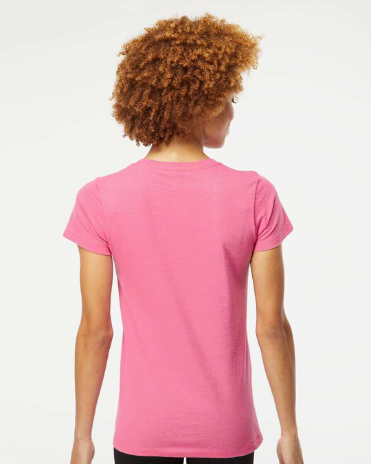 M&O 4810 - T-shirt doux au toucher or pour femme