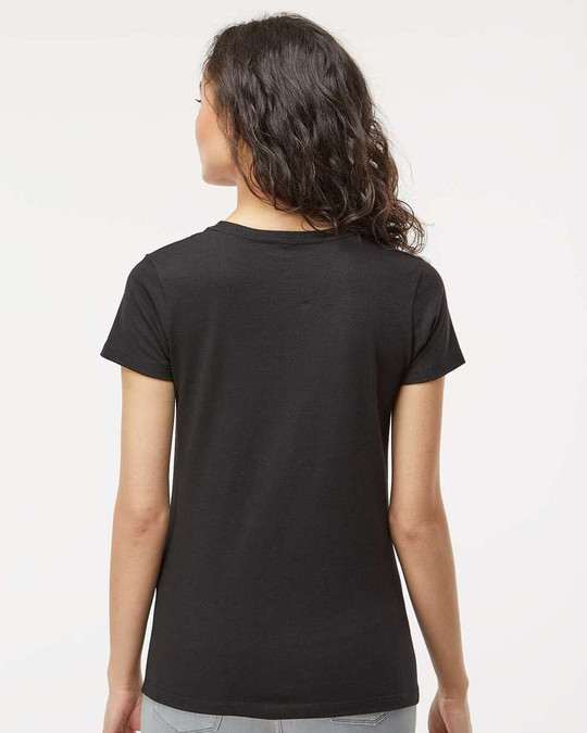 M&O 4810 - T-shirt doux au toucher or pour femme