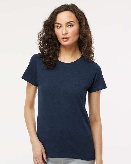 M&O 4810 - T-shirt doux au toucher or pour femme
