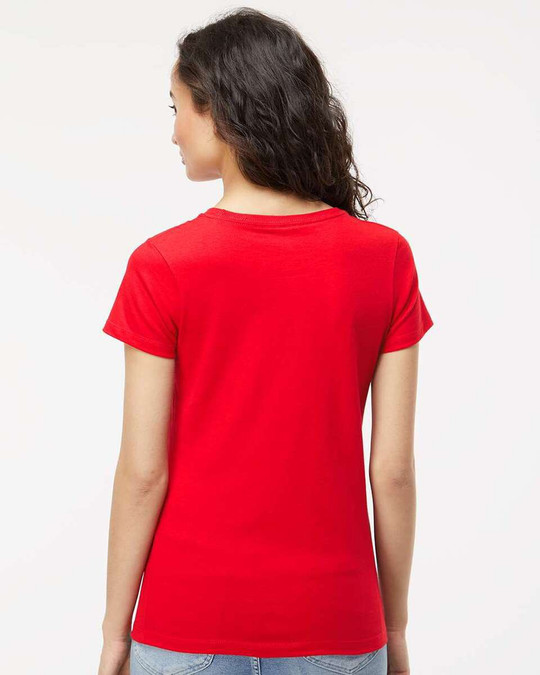 M&O 4810 - T-shirt doux au toucher or pour femme