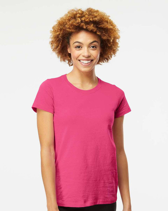 M&O 4810 - Camiseta de Mujer Gold Soft Touch
