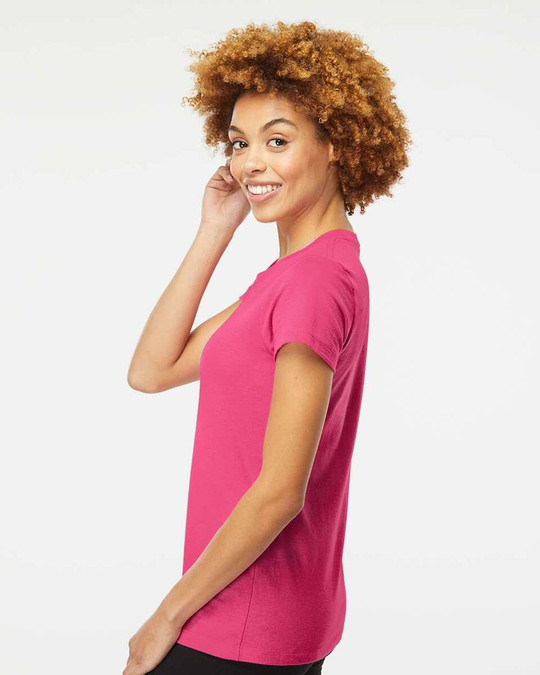 M&O 4810 - Camiseta de Mujer Gold Soft Touch