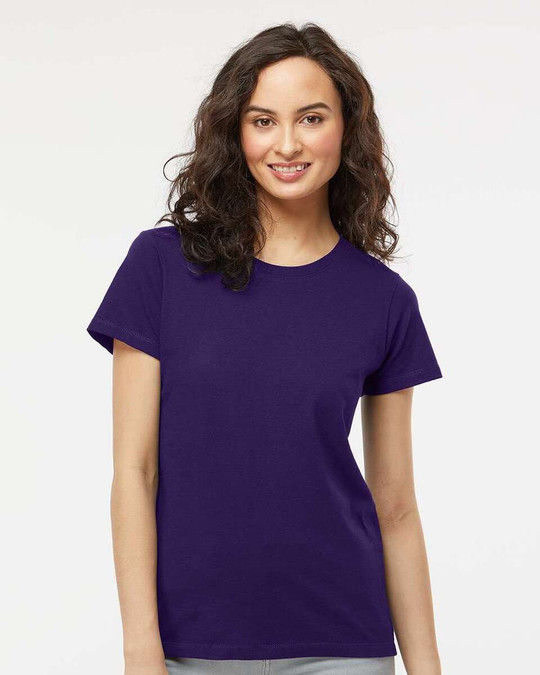 M&O 4810 - T-shirt doux au toucher or pour femme