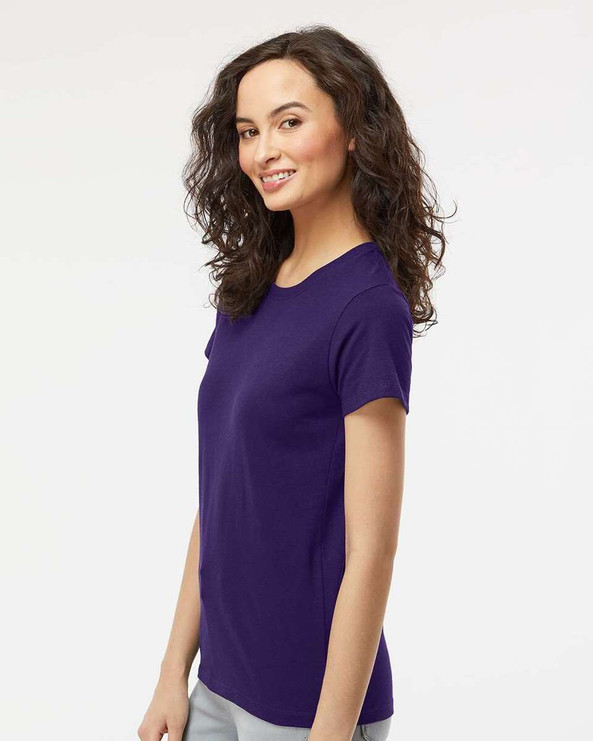 M&O 4810 - T-shirt doux au toucher or pour femme