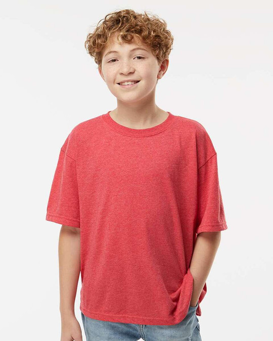 M&O 4850 - T-shirt doux au toucher or pour jeunes