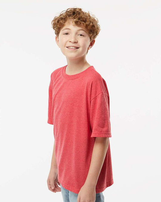 M&O 4850 - T-shirt doux au toucher or pour jeunes